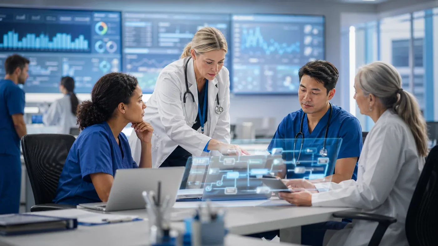 Healthcare Operations With Human-Guided AI